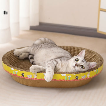 Oval Cat Scratch Furniture